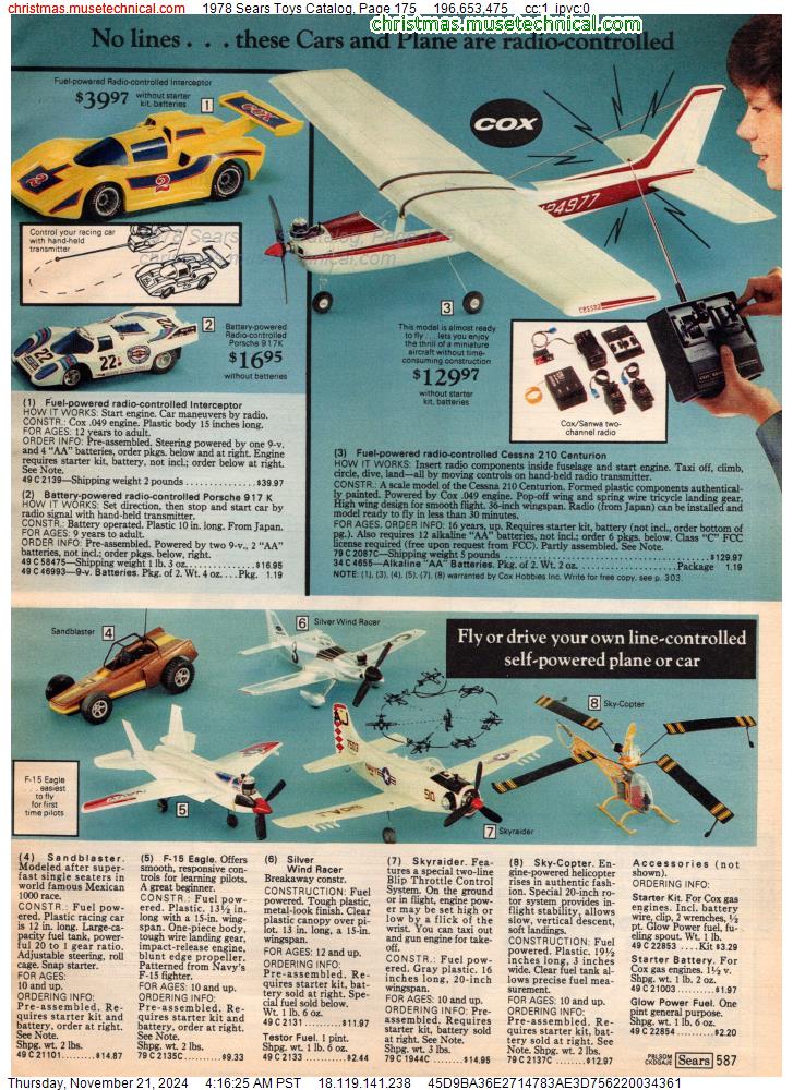 1978 Sears Toys Catalog, Page 175