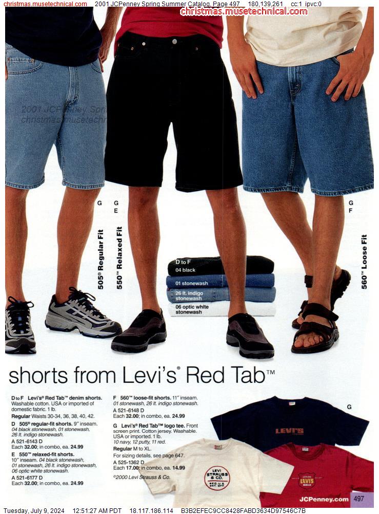 2001 JCPenney Spring Summer Catalog, Page 497