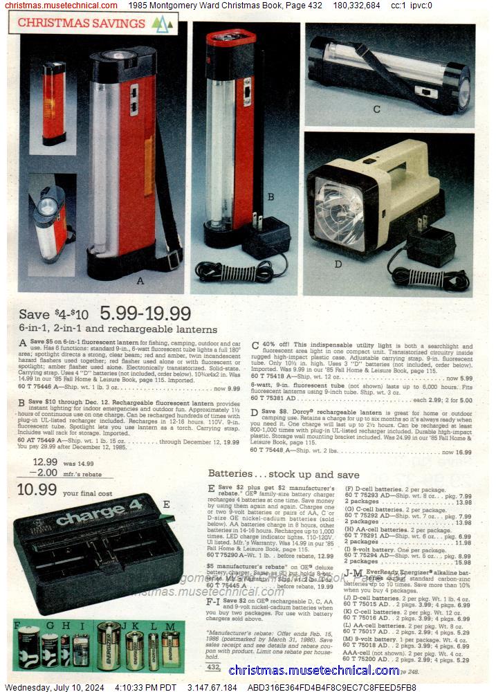1985 Montgomery Ward Christmas Book, Page 432