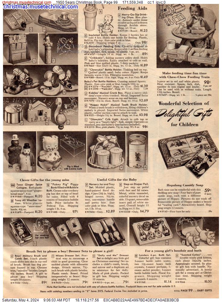1950 Sears Christmas Book, Page 99