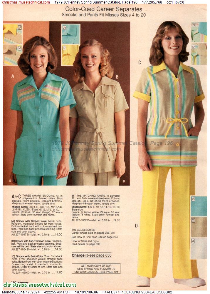 1979 JCPenney Spring Summer Catalog, Page 196