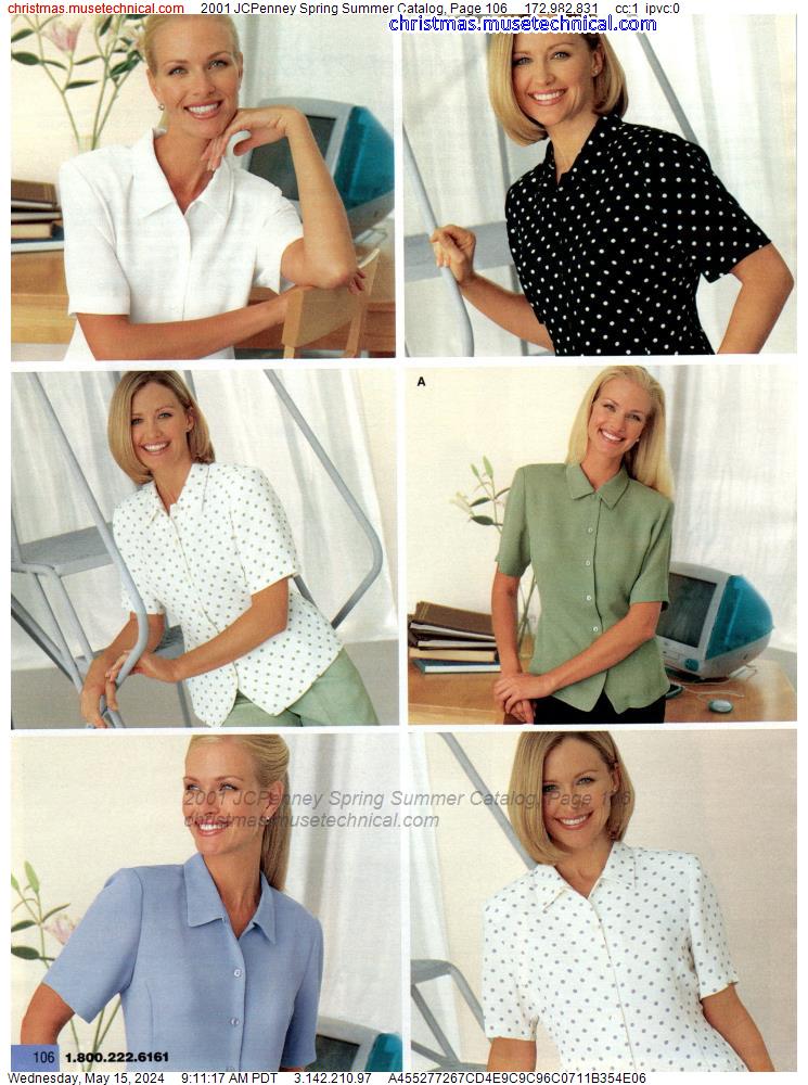 2001 JCPenney Spring Summer Catalog, Page 106
