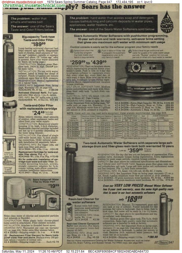 1979 Sears Spring Summer Catalog, Page 847