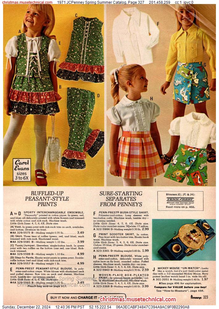 1971 JCPenney Spring Summer Catalog, Page 327