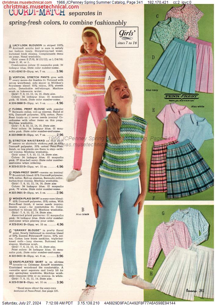 1966 JCPenney Spring Summer Catalog, Page 341