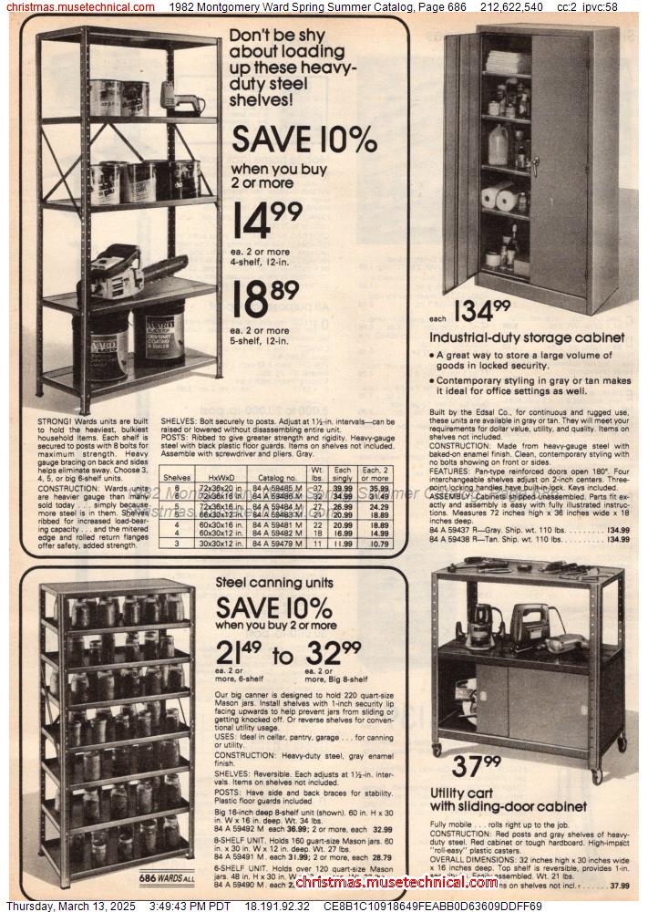 1982 Montgomery Ward Spring Summer Catalog, Page 686