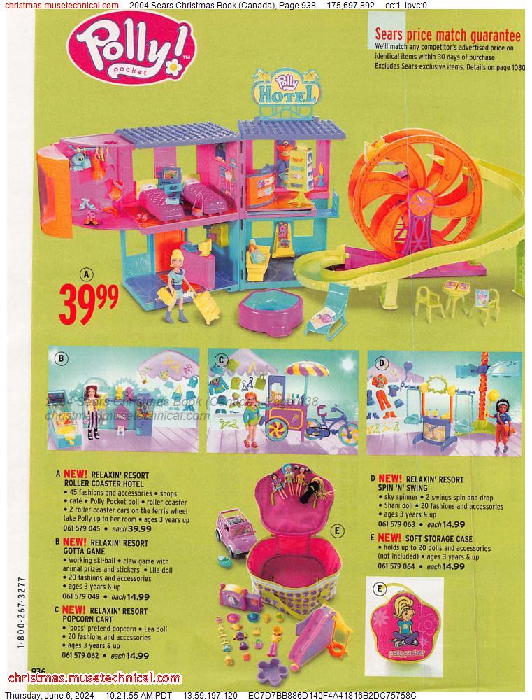 2004 Sears Christmas Book (Canada), Page 938