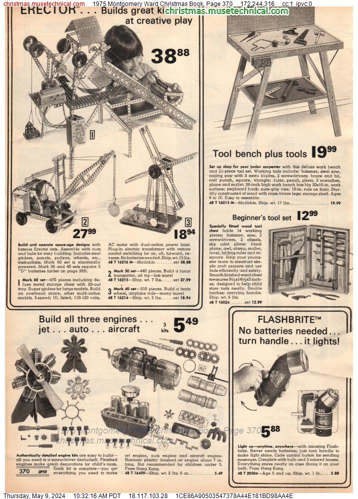 1975 Montgomery Ward Christmas Book, Page 370