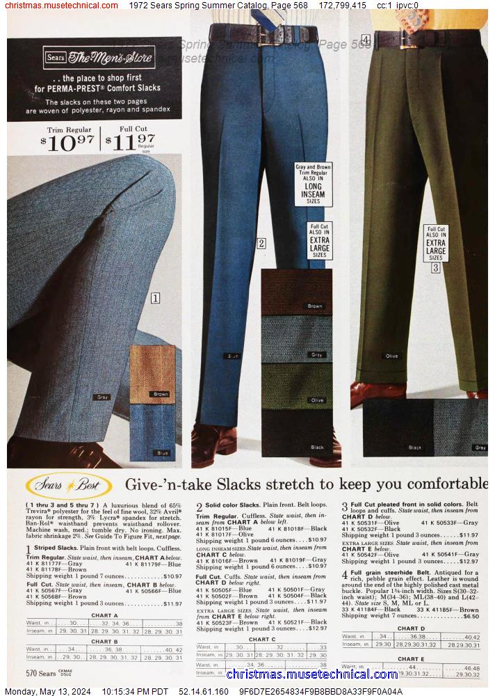 1972 Sears Spring Summer Catalog, Page 568