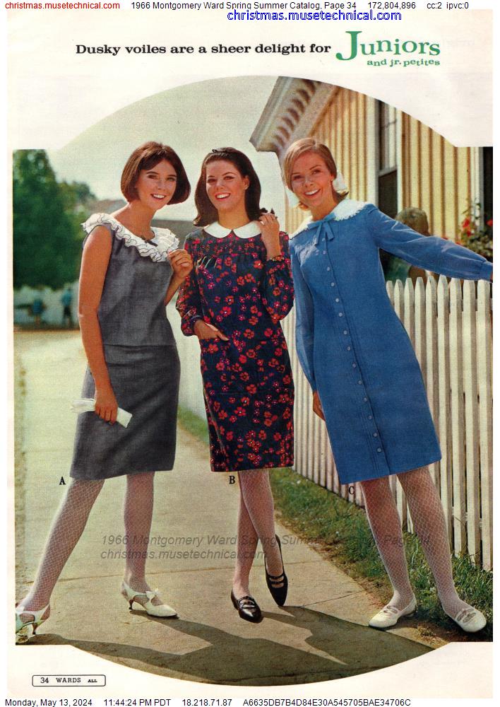 1966 Montgomery Ward Spring Summer Catalog, Page 34