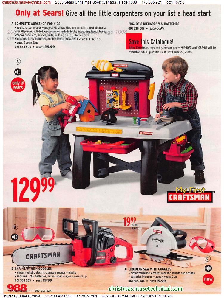 2005 Sears Christmas Book (Canada), Page 1008
