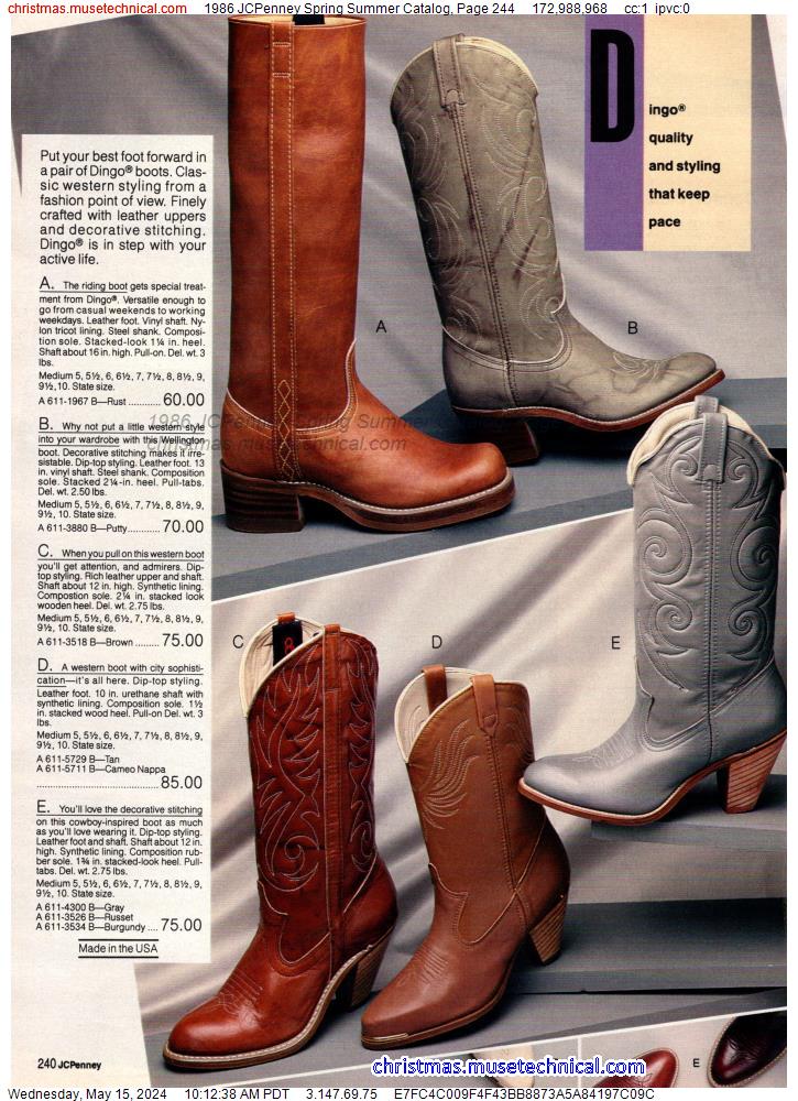 1986 JCPenney Spring Summer Catalog, Page 244