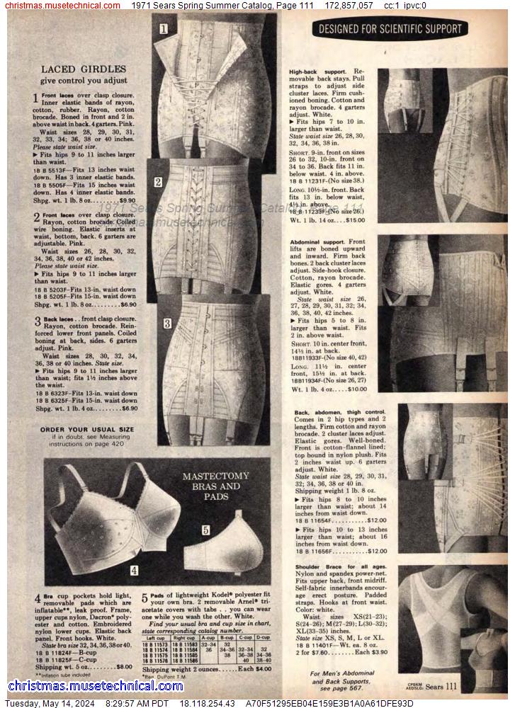1971 Sears Spring Summer Catalog, Page 111