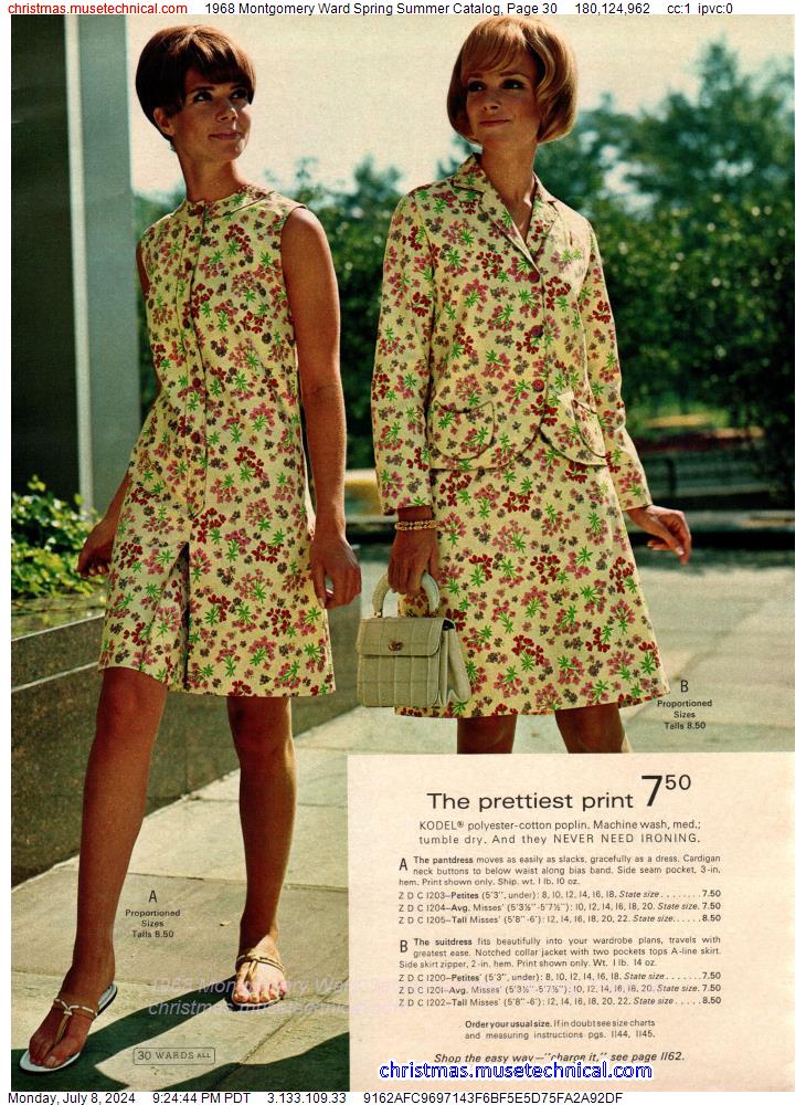 1968 Montgomery Ward Spring Summer Catalog, Page 30