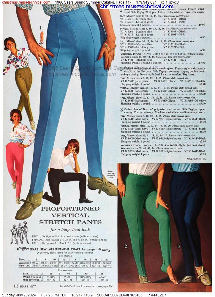1966 Sears Spring Summer Catalog, Page 117