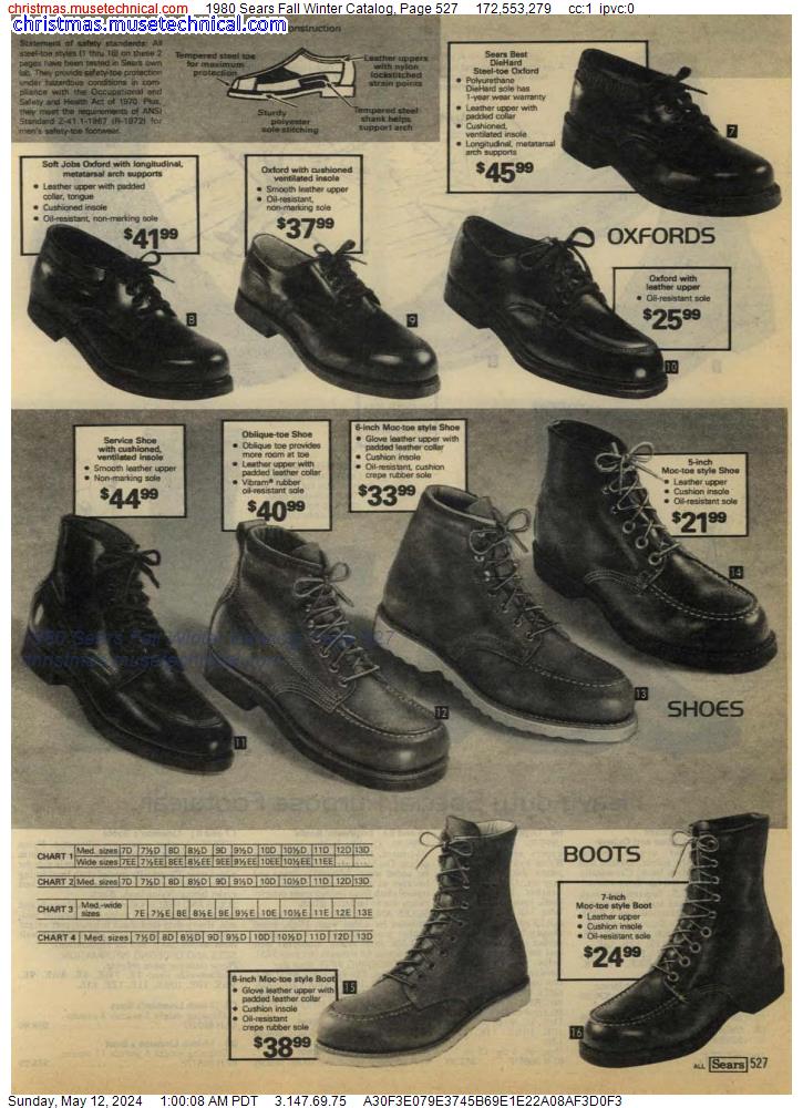 1980 Sears Fall Winter Catalog, Page 527
