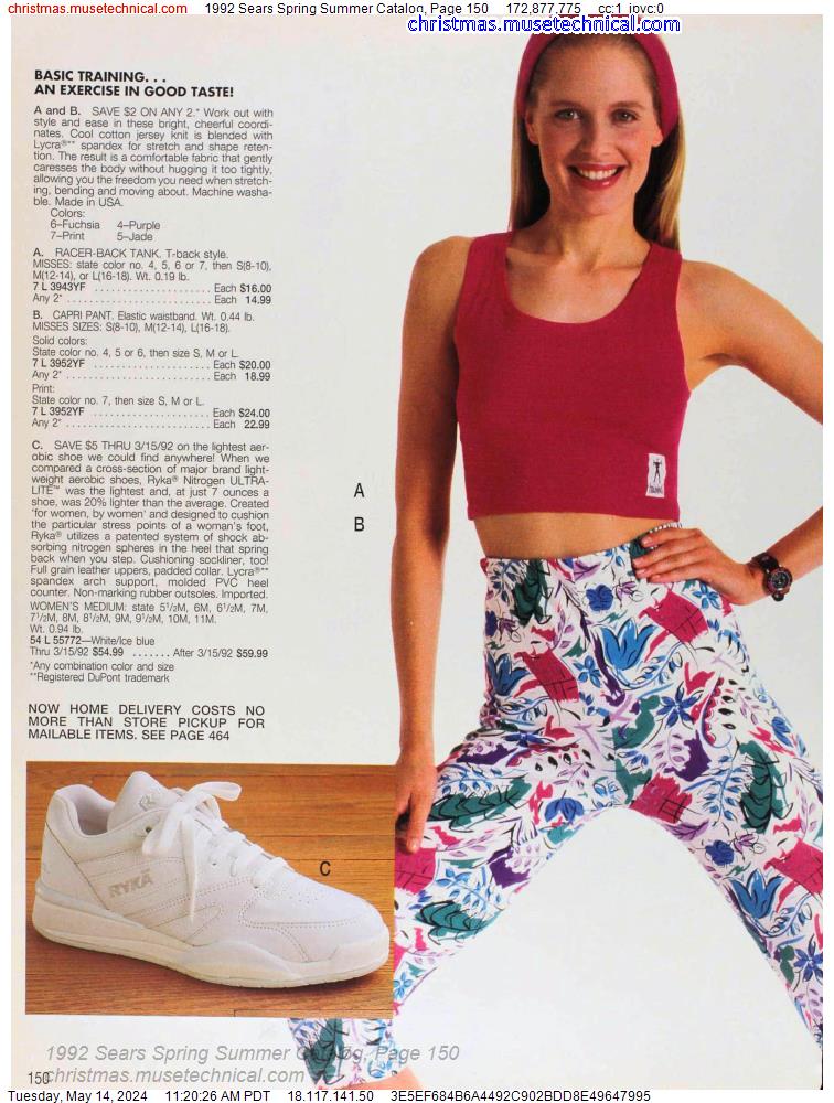 1992 Sears Spring Summer Catalog, Page 150