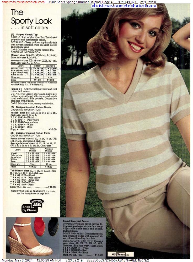 1982 Sears Spring Summer Catalog, Page 48