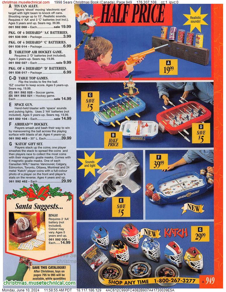 1998 Sears Christmas Book (Canada), Page 949