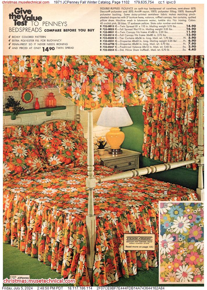 1971 JCPenney Fall Winter Catalog, Page 1102