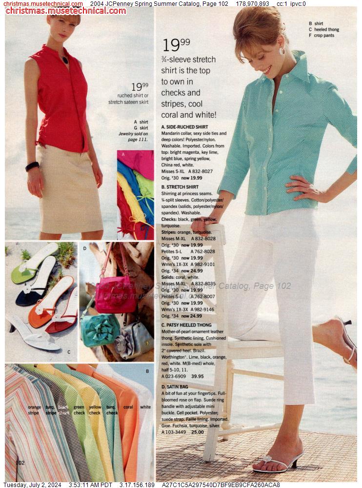 2004 JCPenney Spring Summer Catalog, Page 102