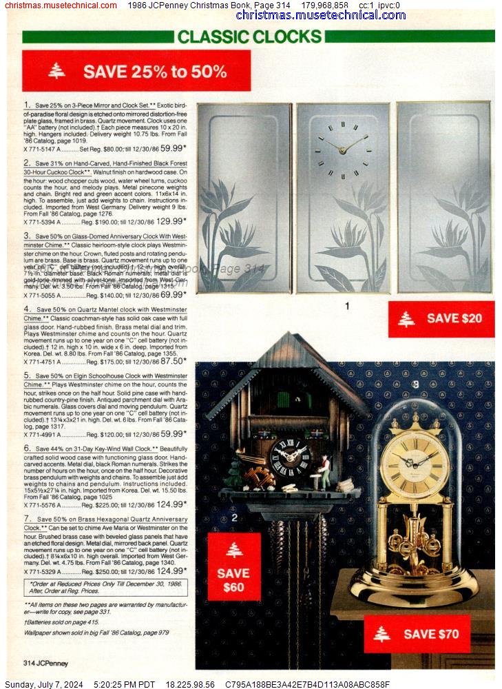 1986 JCPenney Christmas Book, Page 314