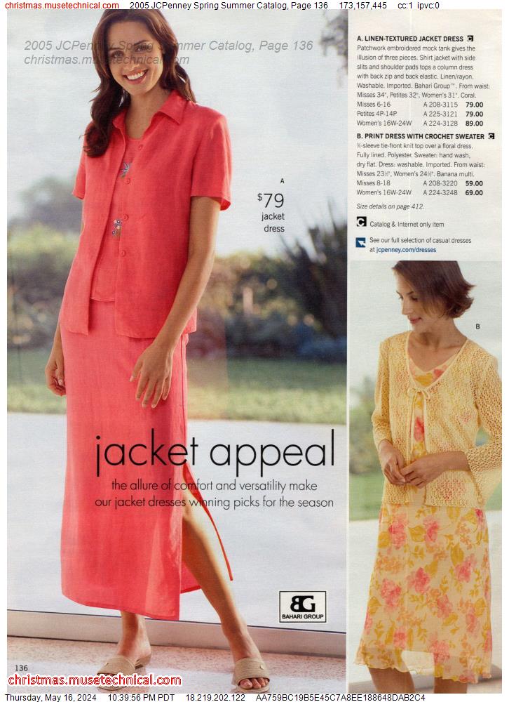 2005 JCPenney Spring Summer Catalog, Page 136