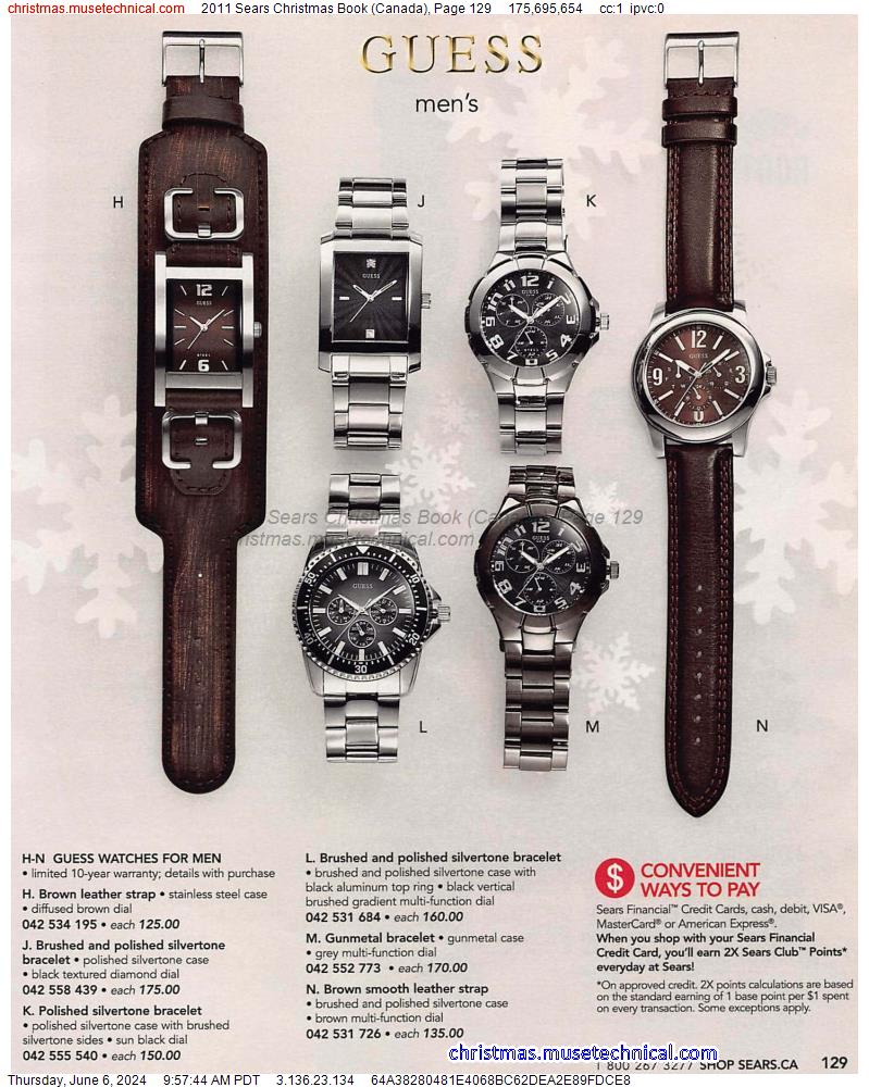 2011 Sears Christmas Book (Canada), Page 129