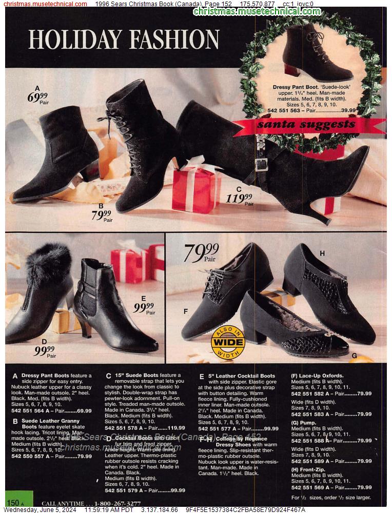 1996 Sears Christmas Book (Canada), Page 152