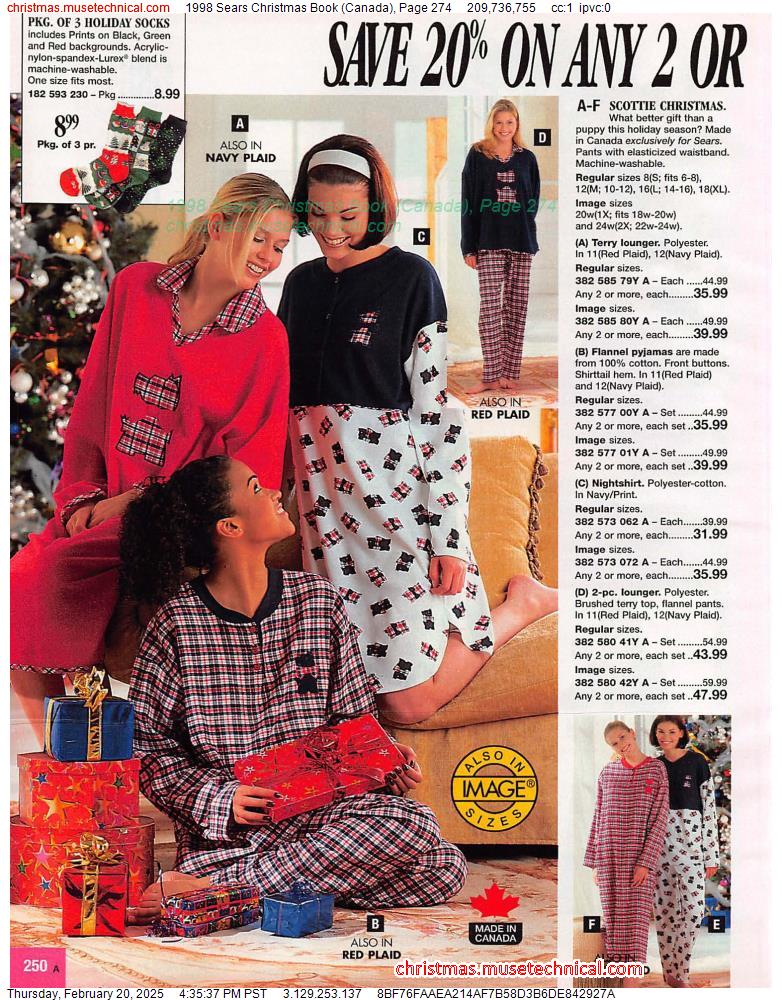 1998 Sears Christmas Book (Canada), Page 274