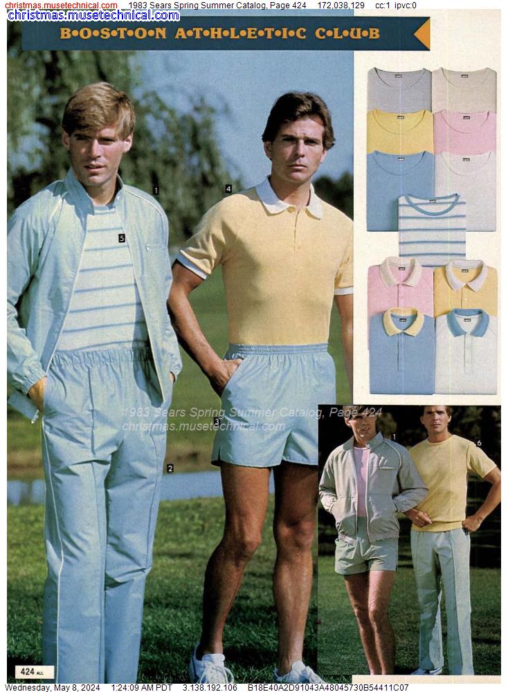 1983 Sears Spring Summer Catalog, Page 424