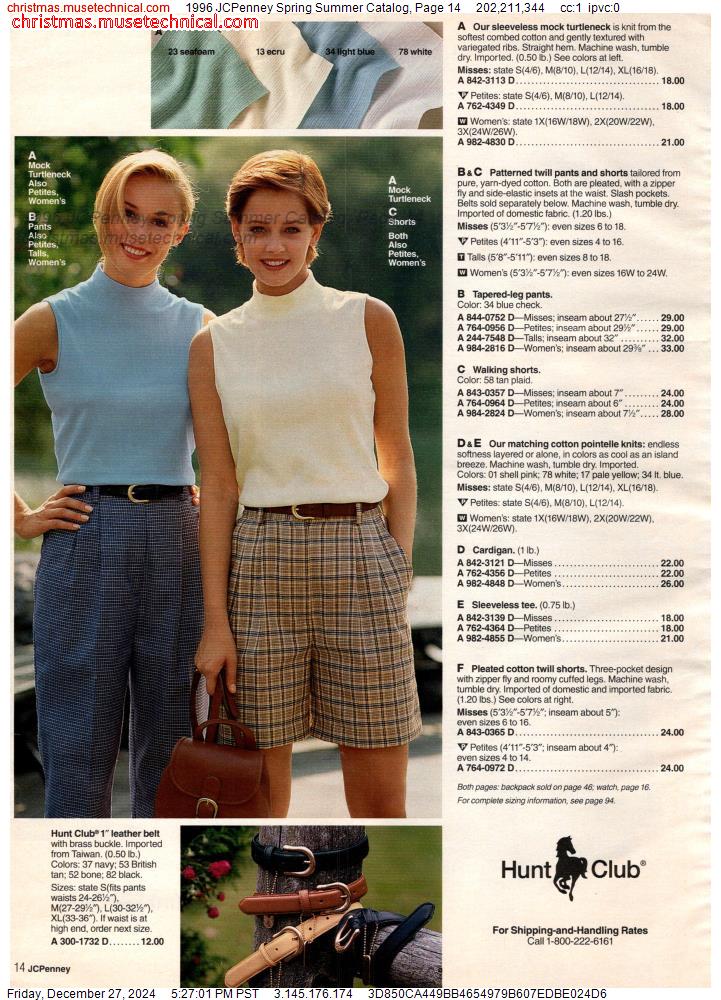 1996 JCPenney Spring Summer Catalog, Page 14