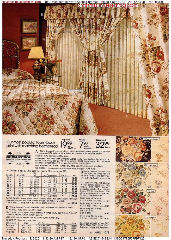 1982 Montgomery Ward Spring Summer Catalog, Page 1073