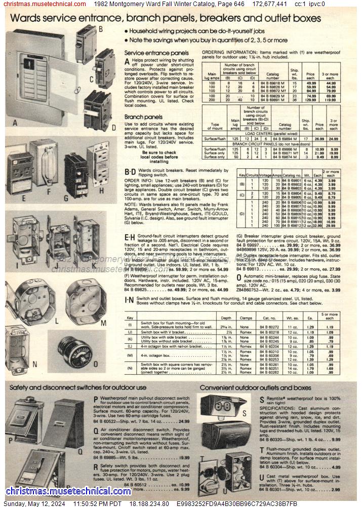 1982 Montgomery Ward Fall Winter Catalog, Page 646