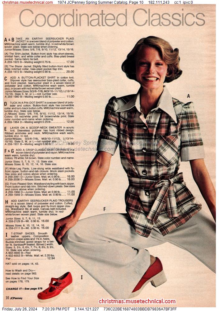 1974 JCPenney Spring Summer Catalog, Page 10