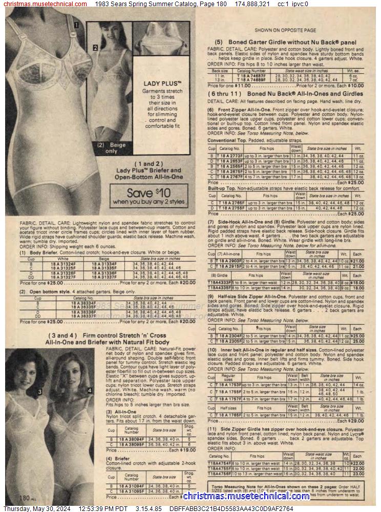 1983 Sears Spring Summer Catalog, Page 180