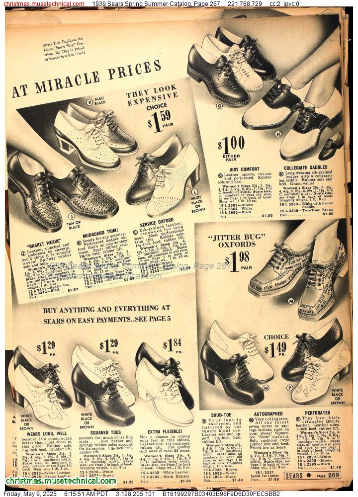1939 Sears Spring Summer Catalog, Page 267
