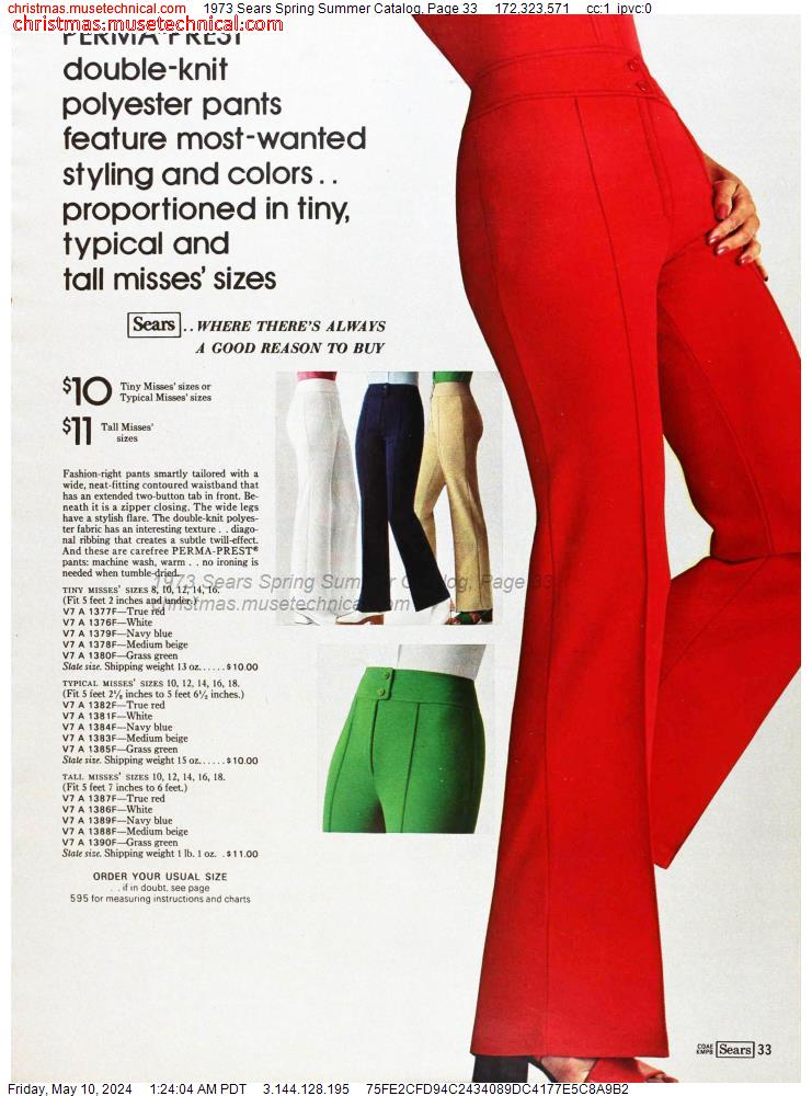 1973 Sears Spring Summer Catalog, Page 33