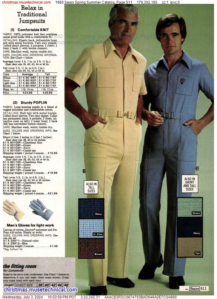 1980 Sears Spring Summer Catalog, Page 511