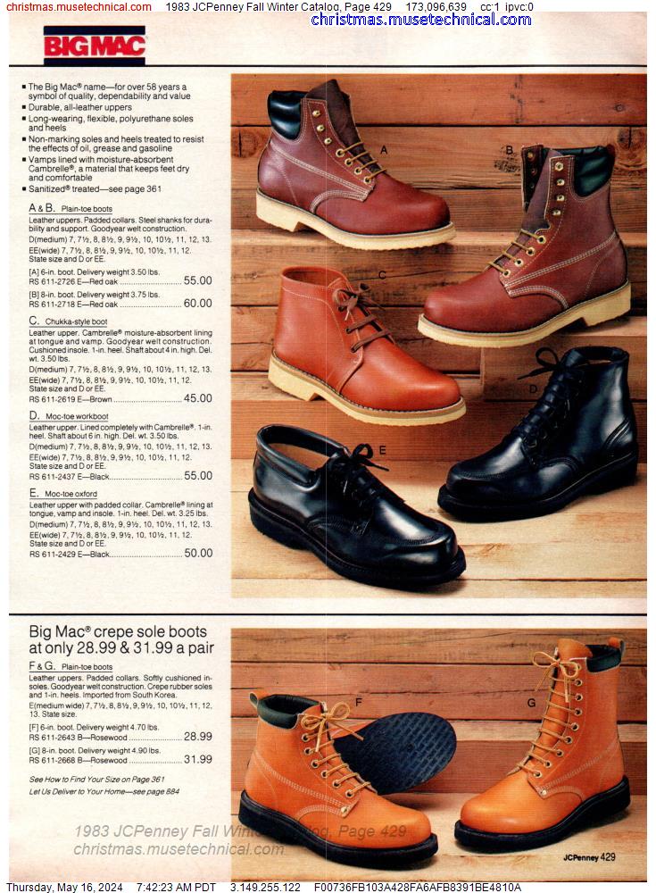 1983 JCPenney Fall Winter Catalog, Page 429