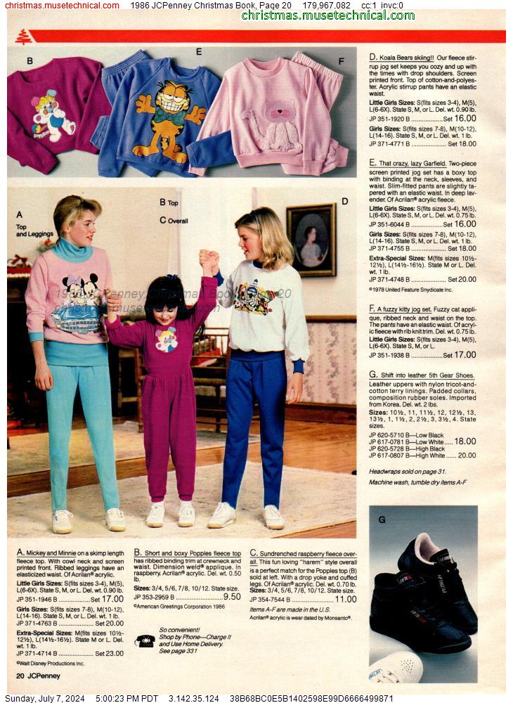 1986 JCPenney Christmas Book, Page 20