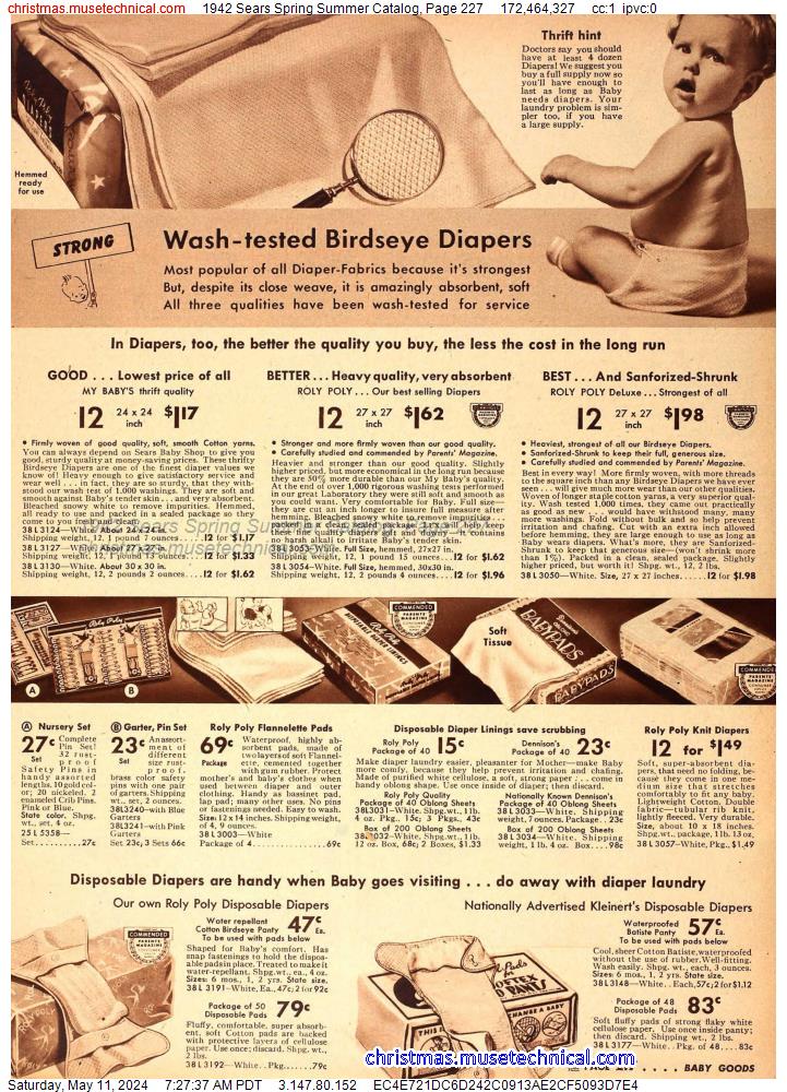 1942 Sears Spring Summer Catalog, Page 227
