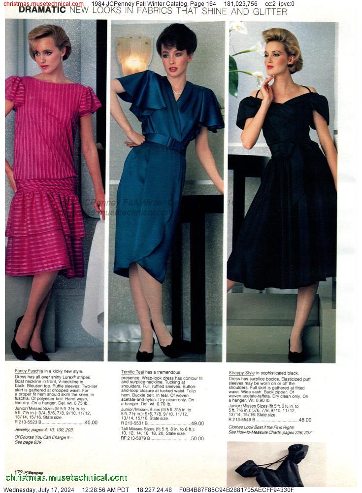 1984 JCPenney Fall Winter Catalog, Page 164