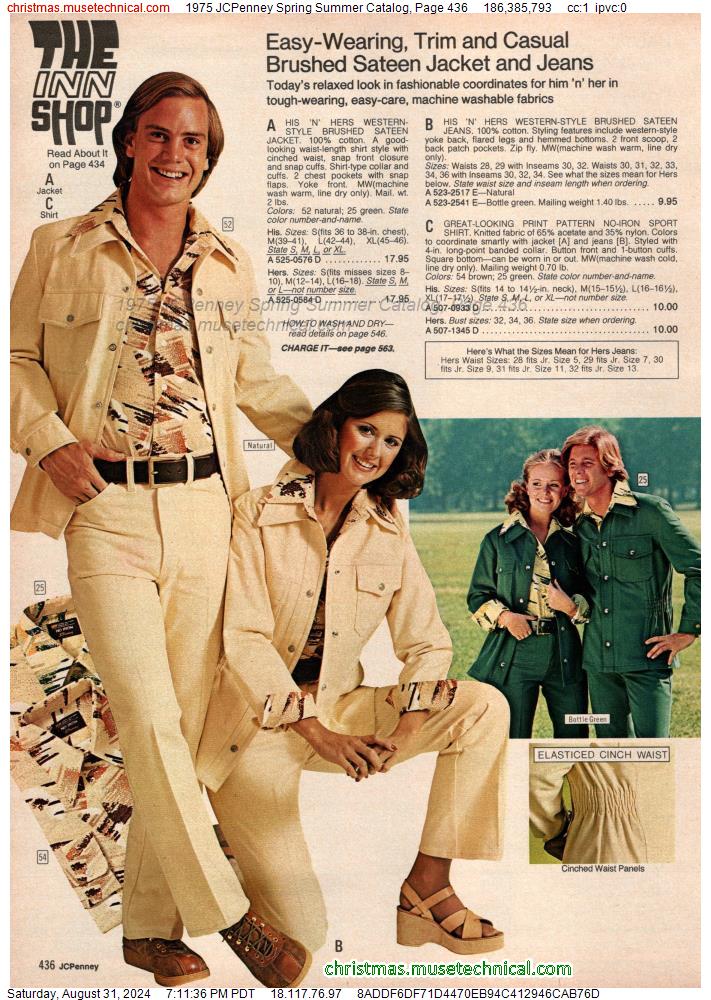 1975 JCPenney Spring Summer Catalog, Page 436