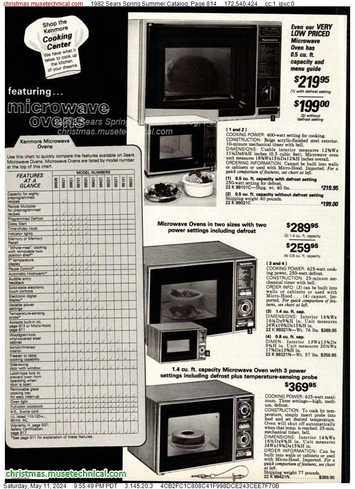 1982 Sears Spring Summer Catalog, Page 814