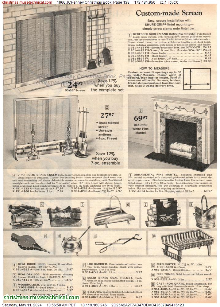 1966 JCPenney Christmas Book, Page 138