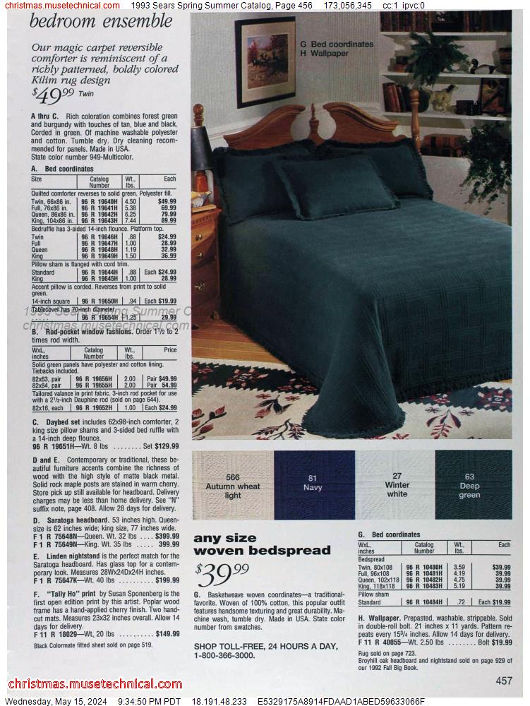 1993 Sears Spring Summer Catalog, Page 456