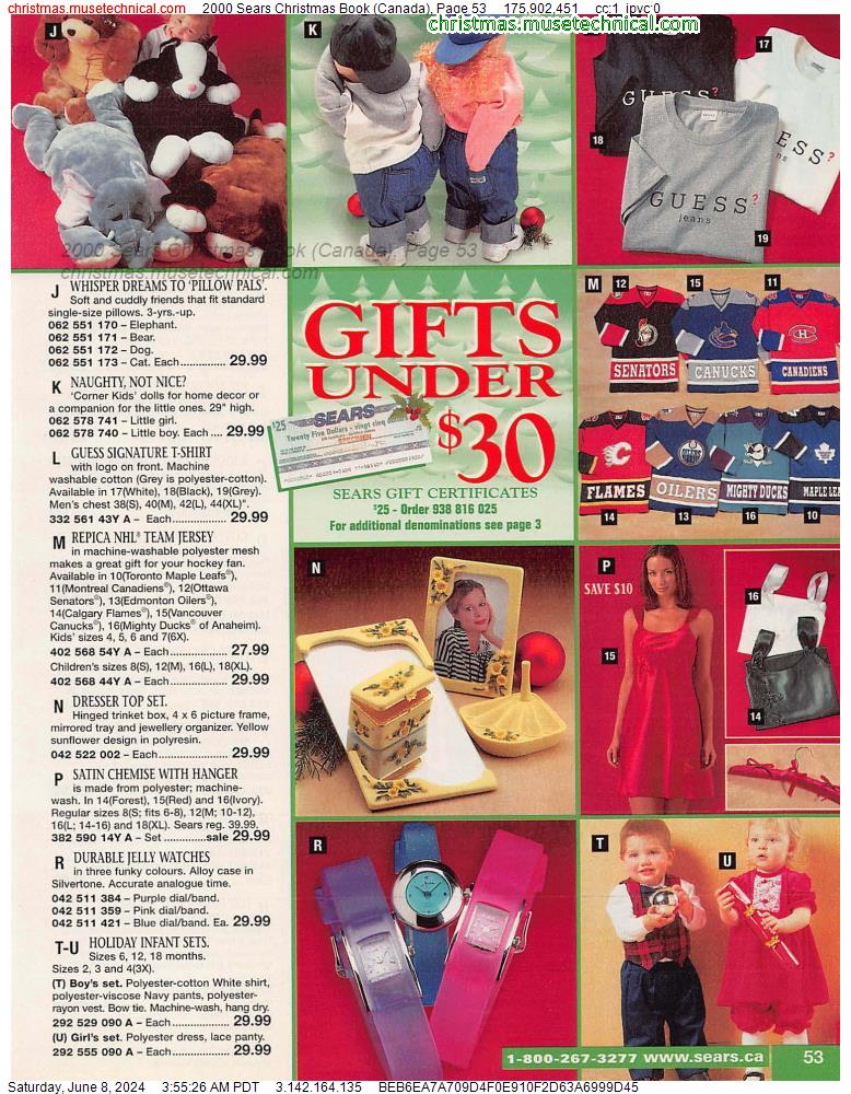 2000 Sears Christmas Book (Canada), Page 53