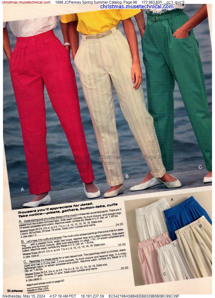 1986 JCPenney Spring Summer Catalog, Page 96
