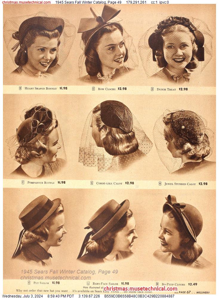 1945 Sears Fall Winter Catalog, Page 49